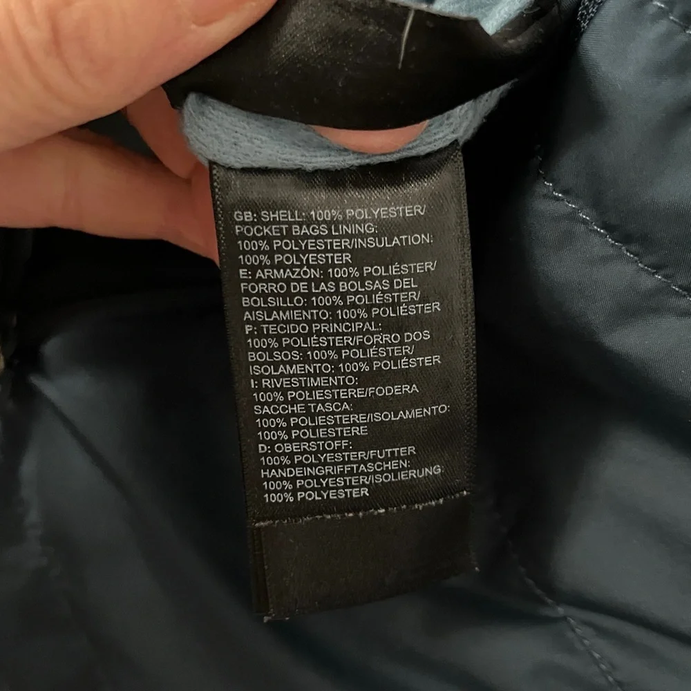 North Face Steel Blue Reversible Jacket - Picture 7 of 7